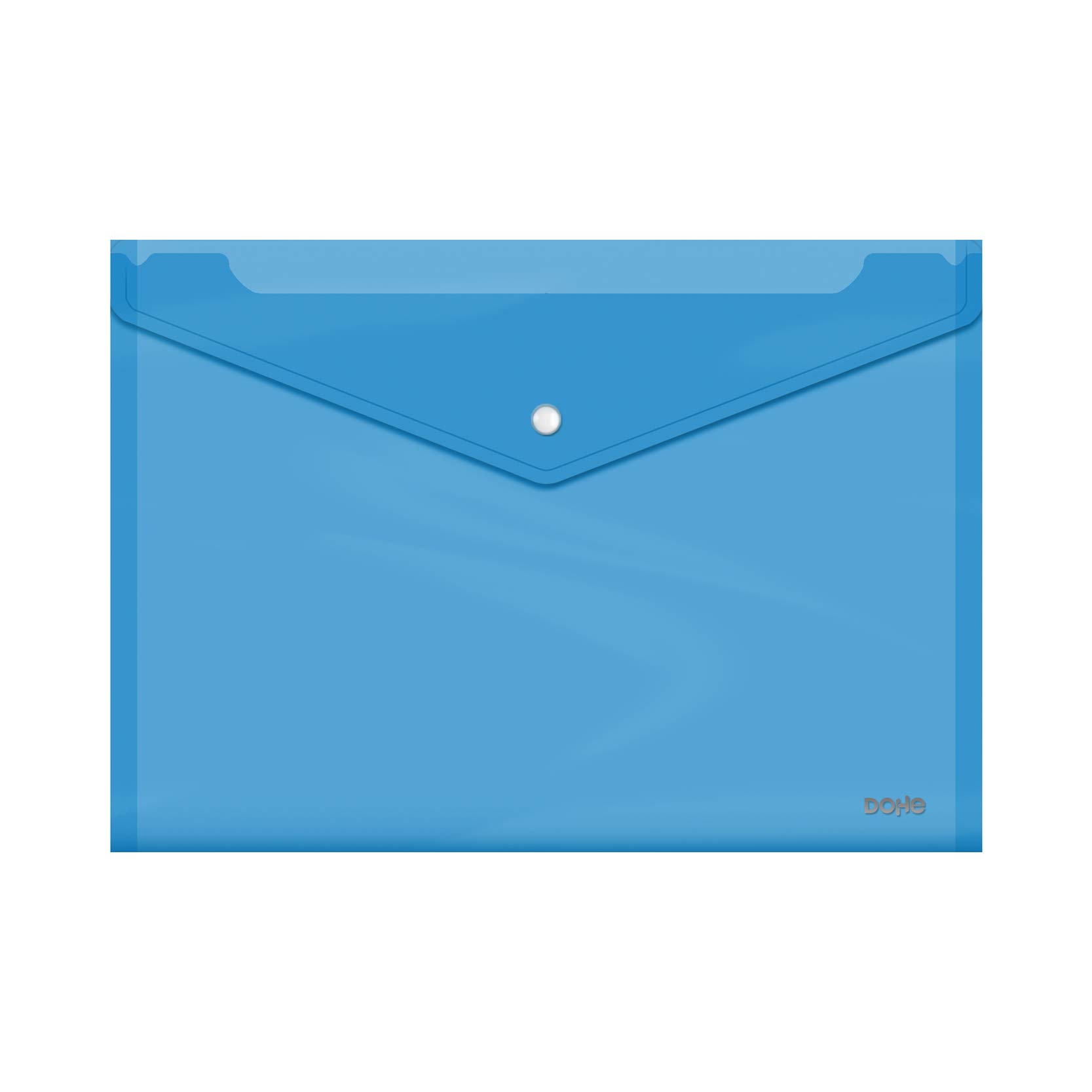 Dohe - Envelope Polypropylene Crystal Foolscap + Blue