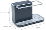 Joseph Joseph Caddy Kitchen Sink Organiser with Sponge Holder Grey view 3