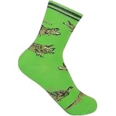 FUNATIC Animal Socks for Kids Ages 7-10, One Size Fits Most, Unisex - Zoo Wildlife Gift Idea for Boys, Girls