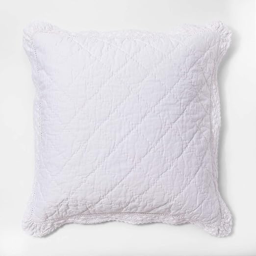 Amazon Com Simply Shabby Chic Crochet Trim Linen Cotton Blend 26