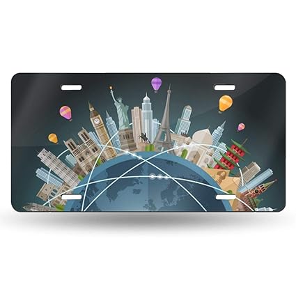 Amazon Com Yiikbrt Trip To World Travel Landmarks On The Globe