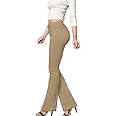 Hybrid & Company Women's Slim Boot Cut Stretch Pants