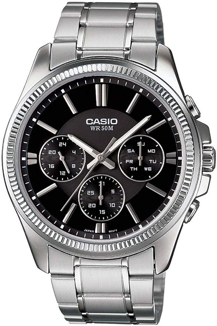 Buy Casio Enticer Black Dial Men's Watch - MTP-1375D-1AVDF (A836) at Amazon.in