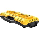 DEWALT 20V MAX* Charger, 4-Port, Rapid Charge (DCB104) , Black