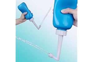 IN MY BATHROOM Butt Buddy Go - Portable Handheld Bidet & Fresh Water Bottle Sprayer (for Home, Travel, Outdoors | Retractable Nozzle, Soft-Squeeze Plastic, Large Volume | Stay Clean On-The-Go | Carry Bag Included)