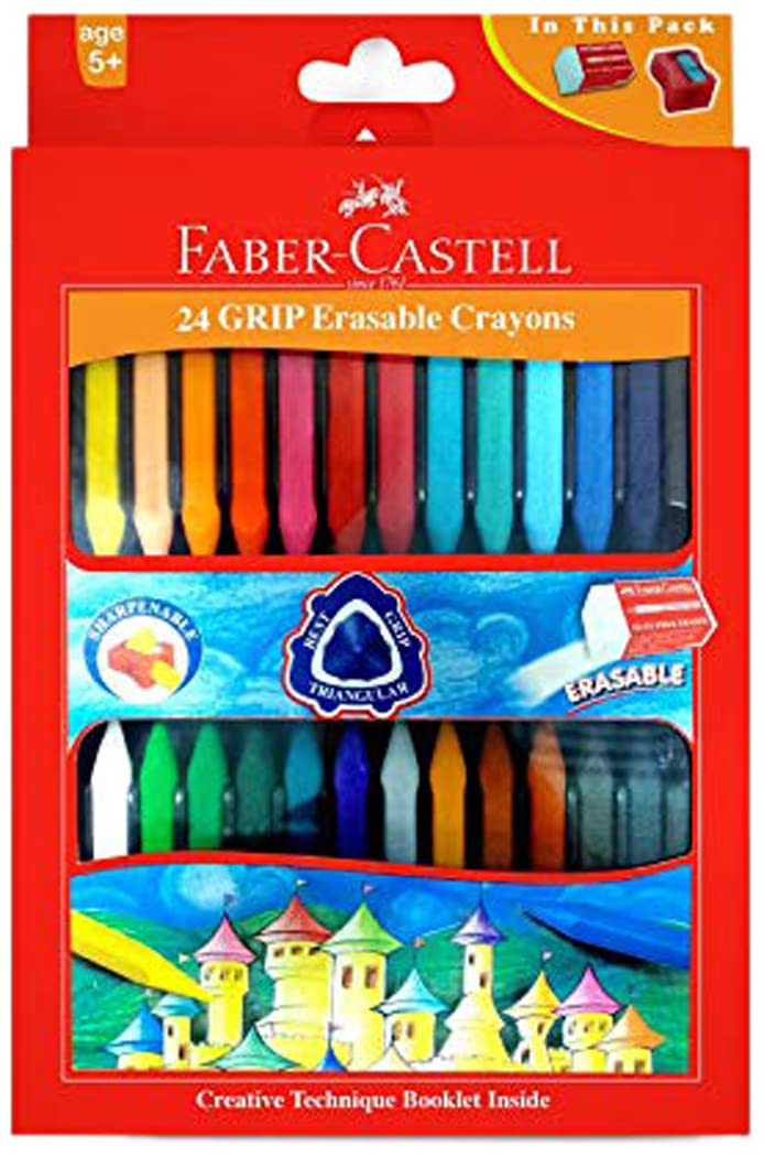 Faber-Castell Grip Erasable Crayons