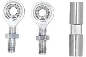 SHYEKYO 2 1/2in Adjustable Alternator Tensioning Rod Heim Joint Stainless Steel Alternator Bracket Accessories Fit for SBC BBC 350 454 Engine for Alternator Tensioning Rod Adjustable Tensioning Rod