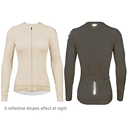 Wulibike Cycling Jersey Women Long Sleeve,Warm Bike