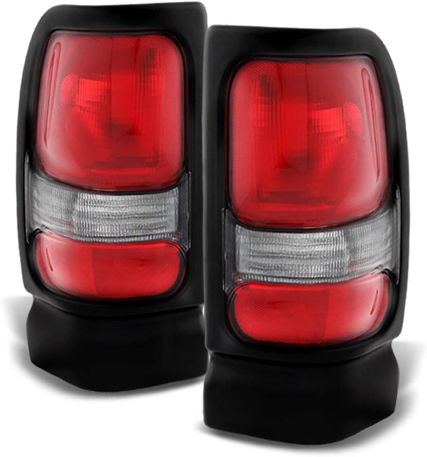 ACANII - For 1994-2001 Dodge Ram 1500 Pickup Replacement Tail Lights Lamps 94-01 Left+Right