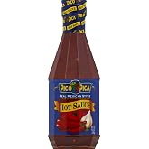 Pico Pica Mexican Hot Sauce - HOT - 15.5 Ounces (6 Pack)