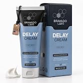 Bravado Labs Delay Cream for Men Benzocaine Topical to Stay Hard and Last Longer in Bed - Retardantes para Caballeros &ndash; Long Lasting Personal Gel