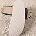 Bronze Times (TM) Unisex Four Season Indoor Cotton Flax House Slippers (Grey)