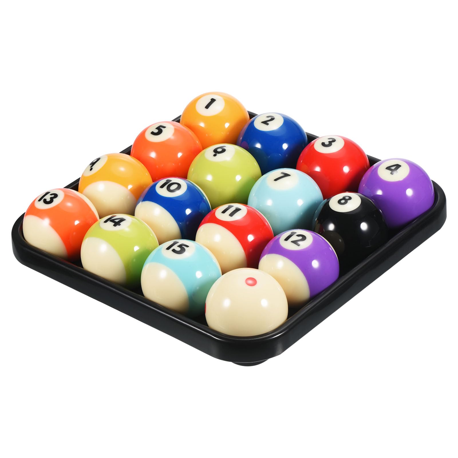 M METERXITY Billiard Balls Set - 16 Professional Pool Balls Billiard Balls Kit, Regulation Size, Apply to Pool Table Accessories (2-1/4", 57.2mm)