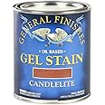 General Finishes Oil Base Gel Stain, 1 Quart, Candlelite