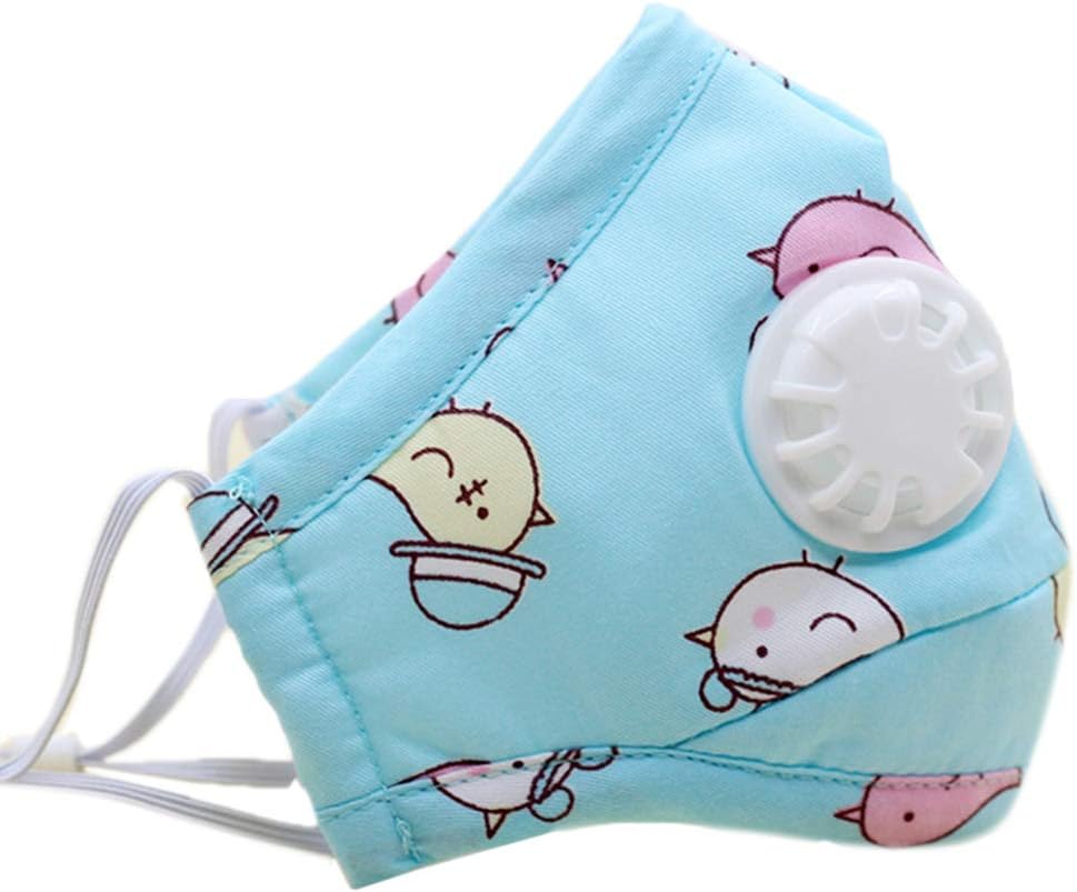 wenjuersty Winter Children Kids Dustproof Washable Cotton N95 Mouth Mask Cartoon