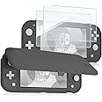 ProCase Flip Cover for Nintendo Switch Lite with 2 Pack Tempered Glass Screen Protectors, Slim Protective Flip Case with Magn