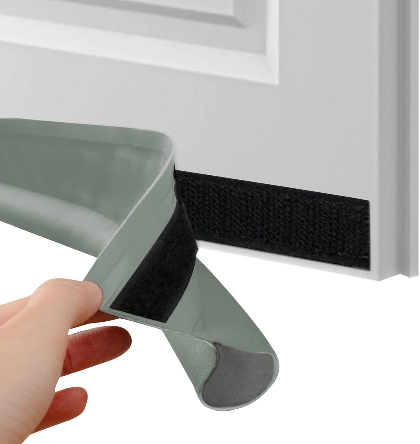 Draft Stoppers - Aosivm Under Door Draft Stopper,Door Draft Blocker,Under The Door Draft Guard,Weather Stripping Noise Cold Air Blocker Window,Washable,Dust Proof,Removable,Adjustable Door Sweeps 38