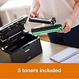 Brother HL-1212W Mono Laser Printer A4 Wireless PC XL Toner Bundle 3 Year Print view 3