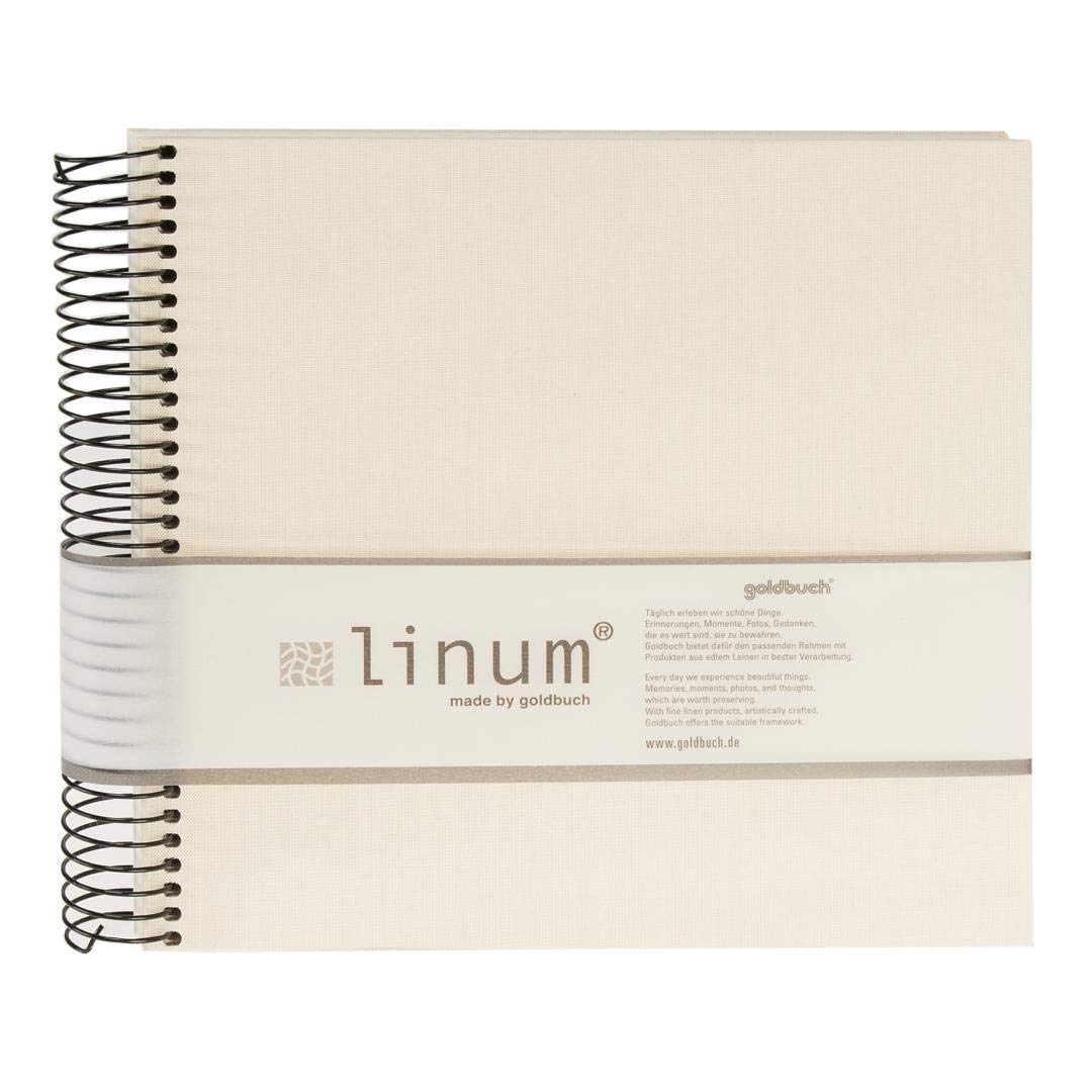Linum Photo Album 20/20 Beige, Spiral Album