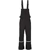 Wantdo Men's Winter Insulated Ski Pants Waterproof Snow Bibs Cargo Overalls