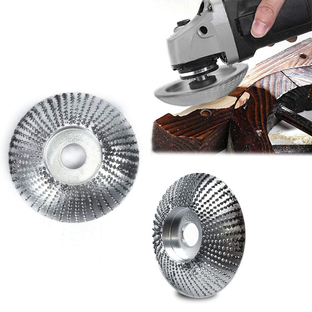 XuSha Wood Tungsten Carbide Grinding Wheel Disc 5/8 Tungsten Carbide Abrasive Angle Grinder Wheel Wood Carving Grinding Disk