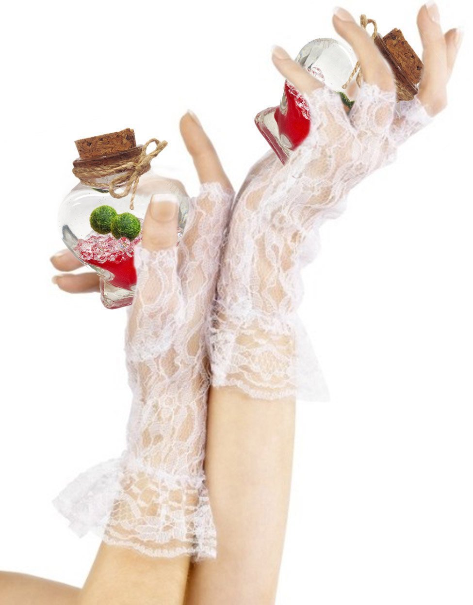 Luffy Marimo Ball Gift Set: Marimo Plant Symbolizes Love - Includes a Heart Shaped Bottle - Increase your Love with this small DIY project (packaging material included) - Perfect for someone Special