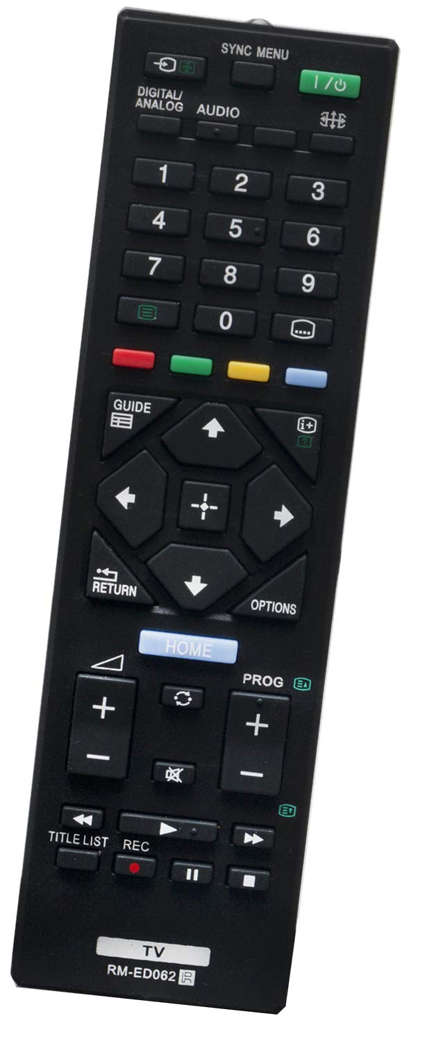 ALLIMITY RM-ED062 Remote Control Replace fit for Sony LED LCD Bravia TV KDL-32R430B KDL-32RD430 KDL-32RE405 KDL-32RE400 KDL-40R450C KDL-40R473A KDL-40R453B KDL-40RE453 KDL-40R550C KDL-40R455C