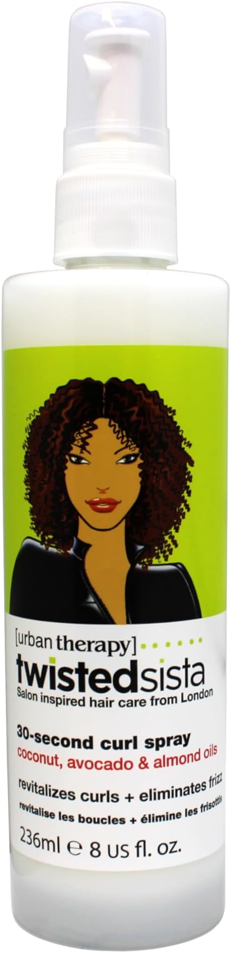 Twisted Sista Curl Spray with Coconut Avocado and Almond Oils 236 ml