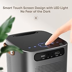 [Unique Handle Design] 2025 Upgrade Mini Projector