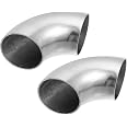thumbnail image 2 of ACROPIX 4 Inch 90 Degree Exhaust Elbow Pipe - SS304 Stainless Steel Mandrel Bend, Pack Of 2 2 of 14