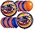 Nascar Full Throttle Party Balloon Package - Includes 2 Mylar 6 Blue & 6 Orange Latex