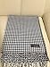 100% CASHMERE SCARF HOUNDSTOOTH DESIGN BLACK WHITE MADE IN SCOTLAND SUPER SOFT