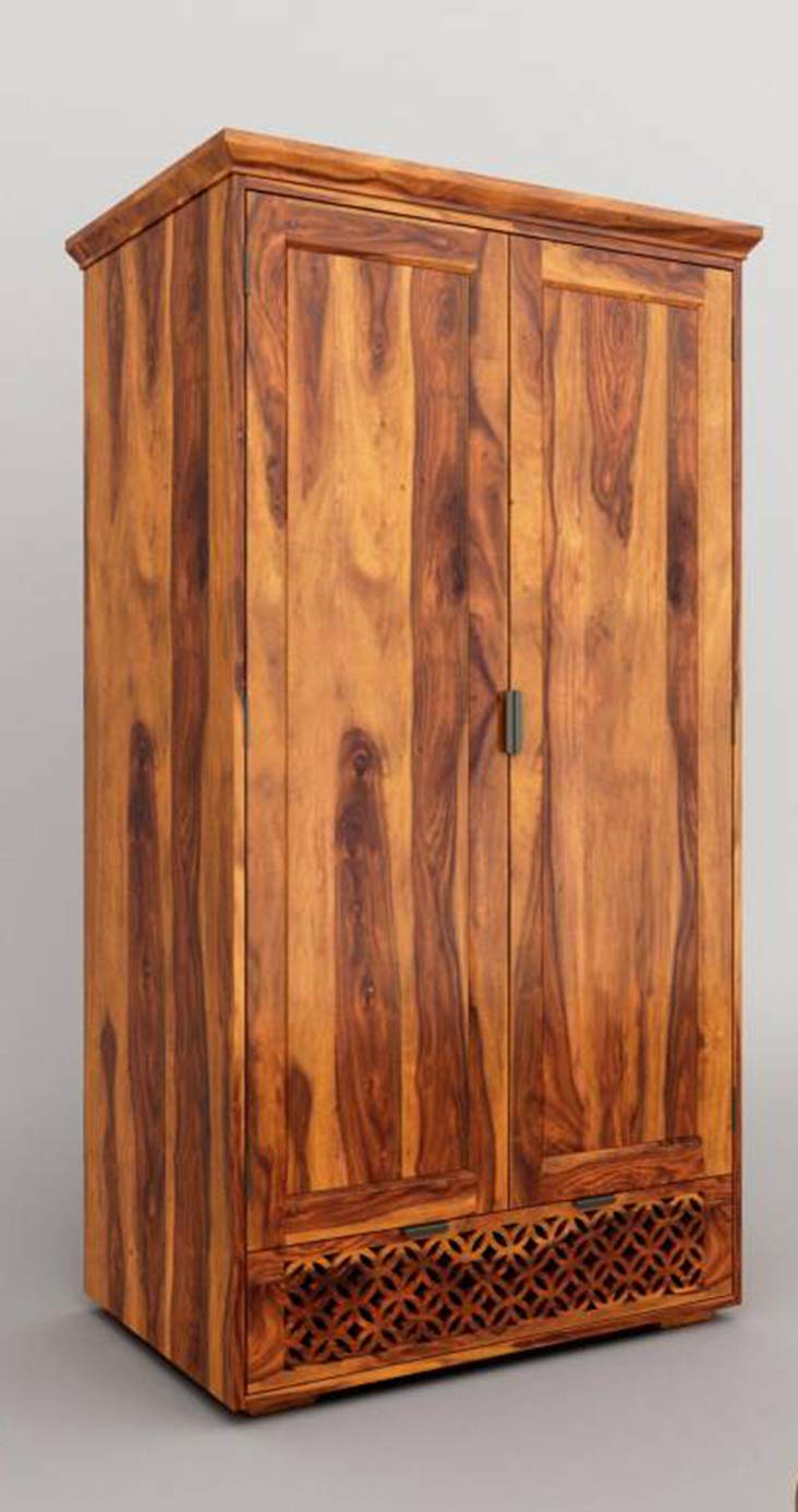 Craftatoz Sheesham Wood Cupboard Wardrobe Amazon In Home Kitchen