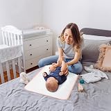 Lekebaby Foldable Baby Change Mat Pink 70x40cm Travel Portable view 6