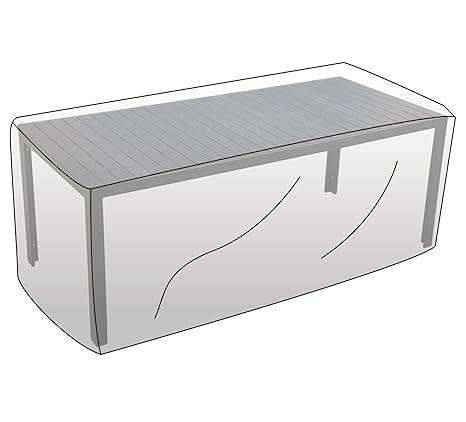 WOLTU® Schutzhülle Schutzhaube Abdeckplane für Sitzgruppe Gartenmöbel Abdeckhaube Gewebeplane Plane Hülle Abdeckung 213x132x7