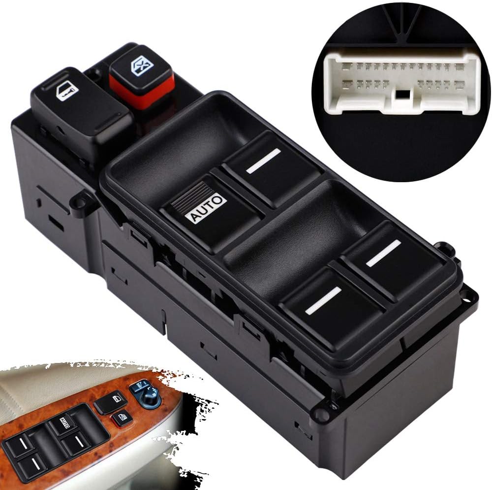 Epaynetwork Power Window Main Switch Glass Lifter - Electric Power Window Master Control Switch For Honda Accord 2003-2007