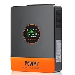 PowMr 5200W Hybrid Solar Inverter, 48V DC to