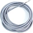 Shielded 2-Conductor Guitar Circuit Wire Hookup Wire 6-Foot 24 AWG,Gray