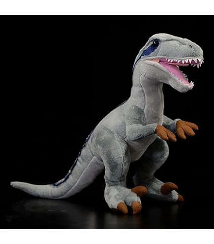 Wild Republic Velociraptor Kuscheltier – Aus Recycelten PET-Flaschen, Weich & Detailgetreu, Für Kinder!