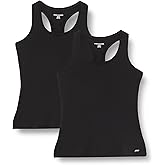 Amazon Essentials Women's Active Workout Quick Dry Tech Stretch Racerback Tank Top (Available in Plus Size), Multipacks