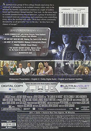 Cabin In The Woods Dvd Digital Copy Buy Online In Uae Dvd