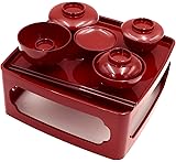 仏膳 7.0寸 総朱 7点セット 仏具・お盆用品・御膳・お膳