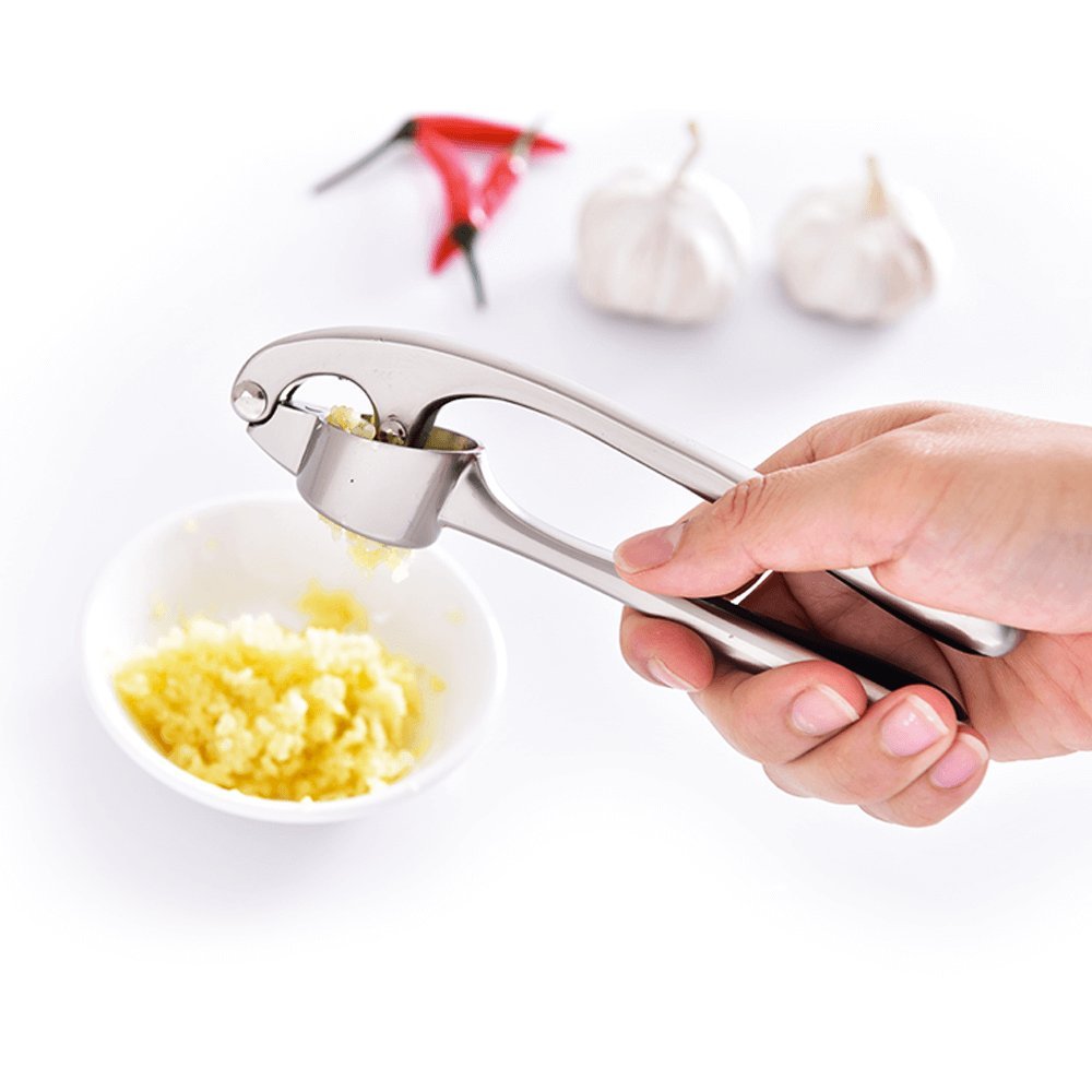 Heavy Duty SoftHandled and Easy to Clean Garlic tools Garlic Press
