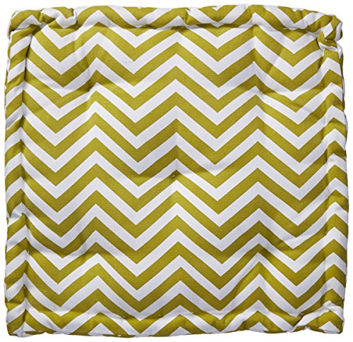 Imax86051 Floor Cushion, Green Chevron