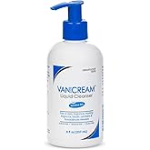 Vanicream Liquid Cleanser, Gentle Non-Drying Body &amp; Face Wash 8 Fl Oz Pump | Formulated without Common Irritants for Sensitive Skin, Non-Comedogenic, Removes Dirt and Excess Oils, pH Balanced