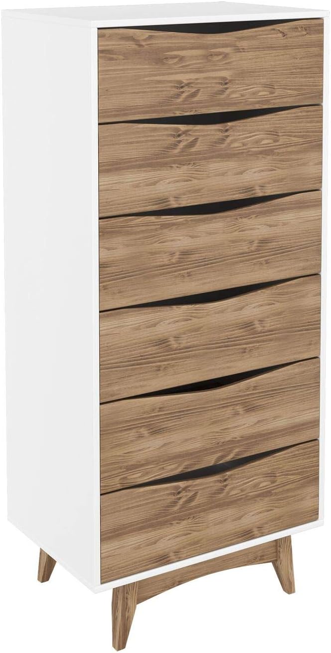 Manhattan Comfort Cs483 Modern Rustic 6 Drawer Hamilton 53 54