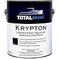 TotalBoat Krypton Copper Free Antifouling – Marine Ablative Boat Bottom Paint | For Fiberglass, Wood, Aluminum & Steel Boats | Ideal for Outdrives & Trim Tabs (Black, Gallon)