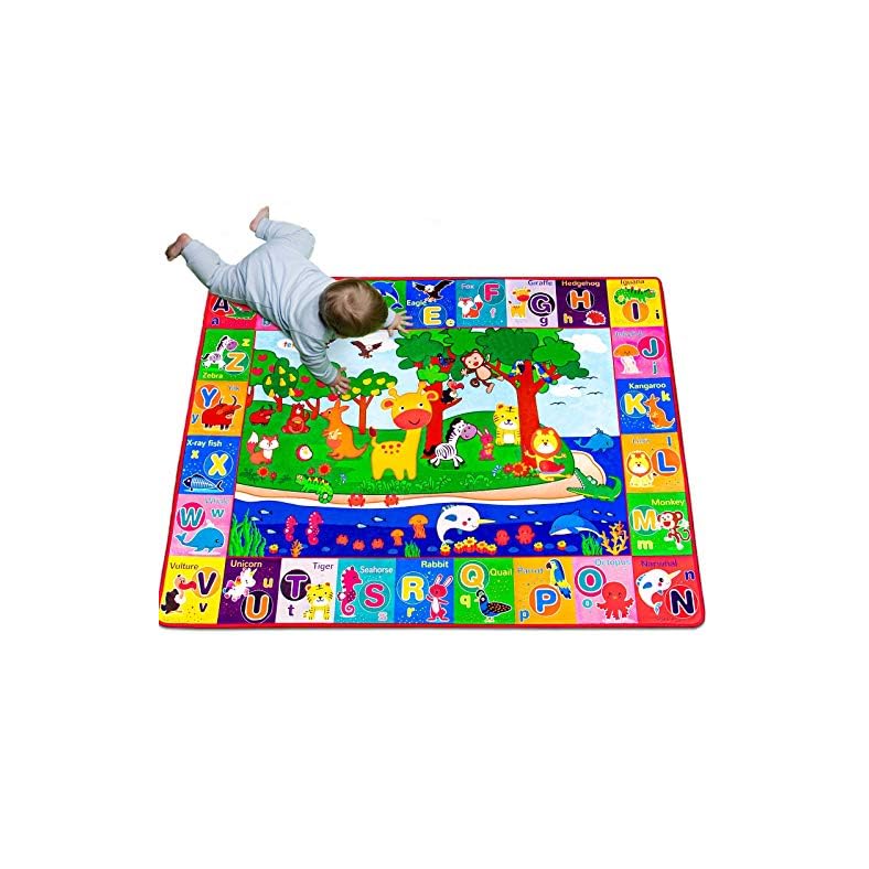 teytoy Baby Cotton Play Mat, Playmat Baby Crawling Mat for Floor Baby Mat Large Super Soft Extra Thick (0.6cm), Plush…