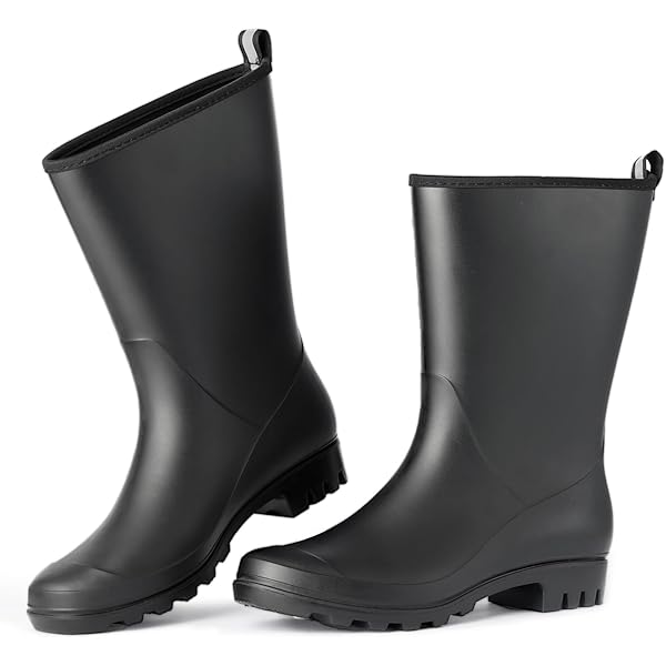 Amazon.com | Asgard Women's Mid Calf Rain Boots Waterproof Garden