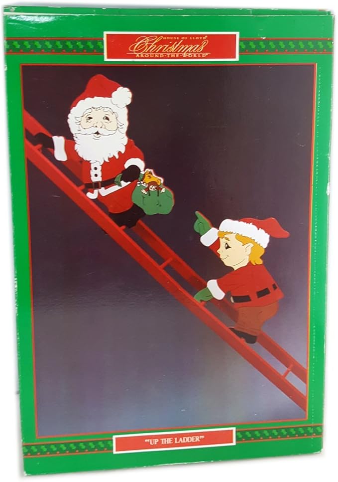 House of Lloyd Vintage 1991 Christmas Around The World Up The Ladder